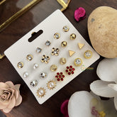 Vriksham 12 Pairs Combo Earrings Set-G17722
